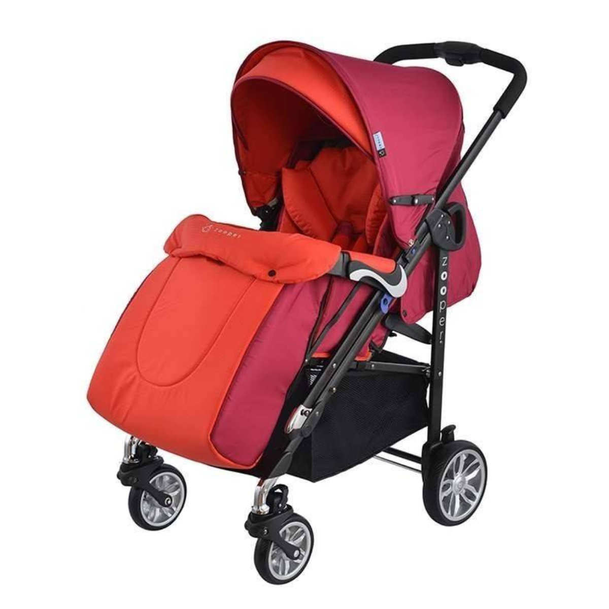 Детска количка, комбинирана Zooper Waltz Flaming Plaid, червена Stellina.bg