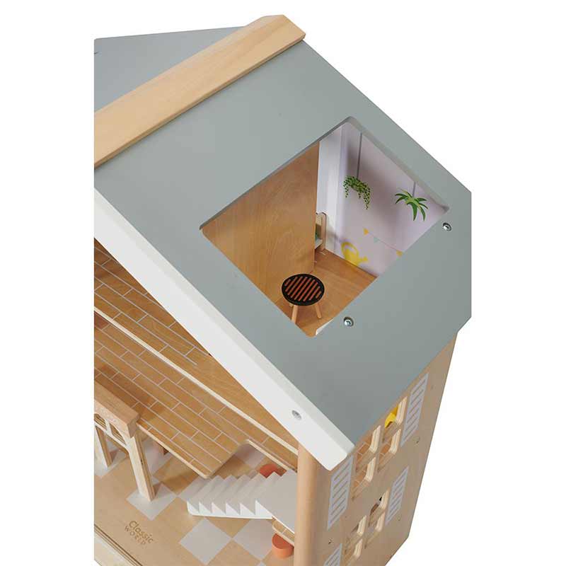 Дървена къща за кукли Stellina.bg