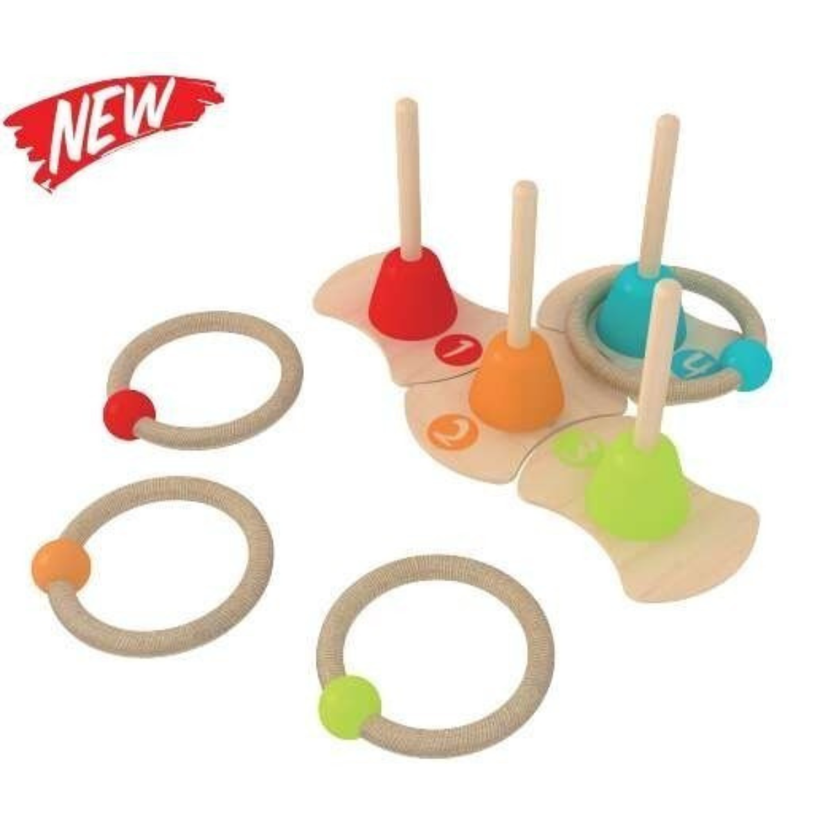 Детска игра с рингове за нанизване - Stellina.bg