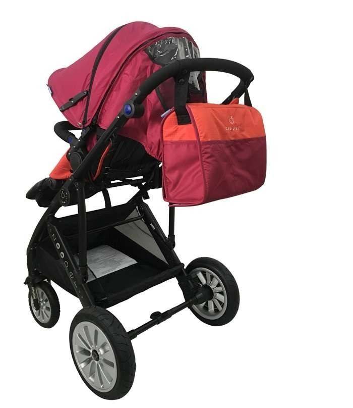 Комбинирана количка 2 в 1 Zooper Flamenco Flaming Plaid, червена - Stellina.bg