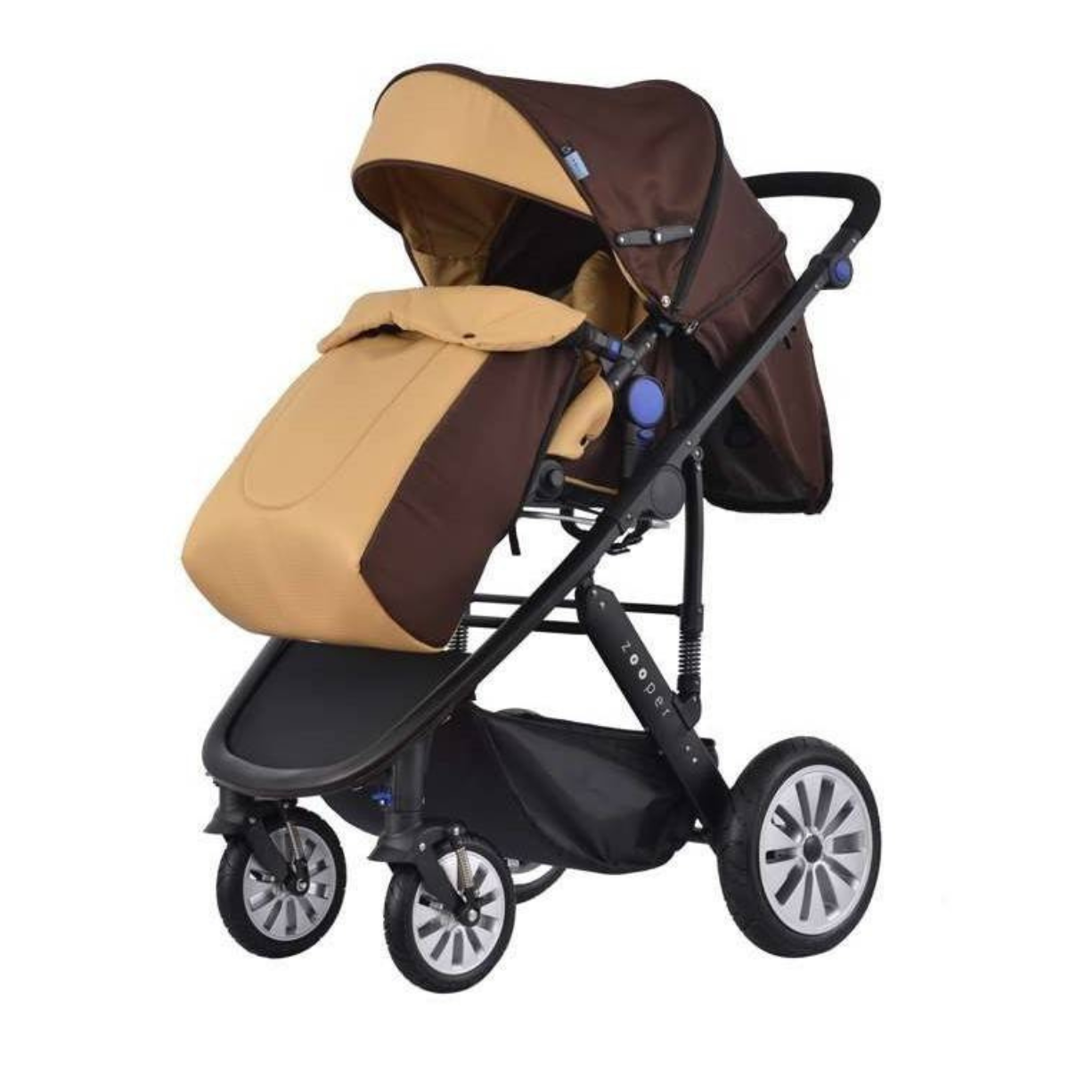 Комбиниранa количкa 3 в 1 Zooper Flamenco Khaki Plaid - Stellina.bg