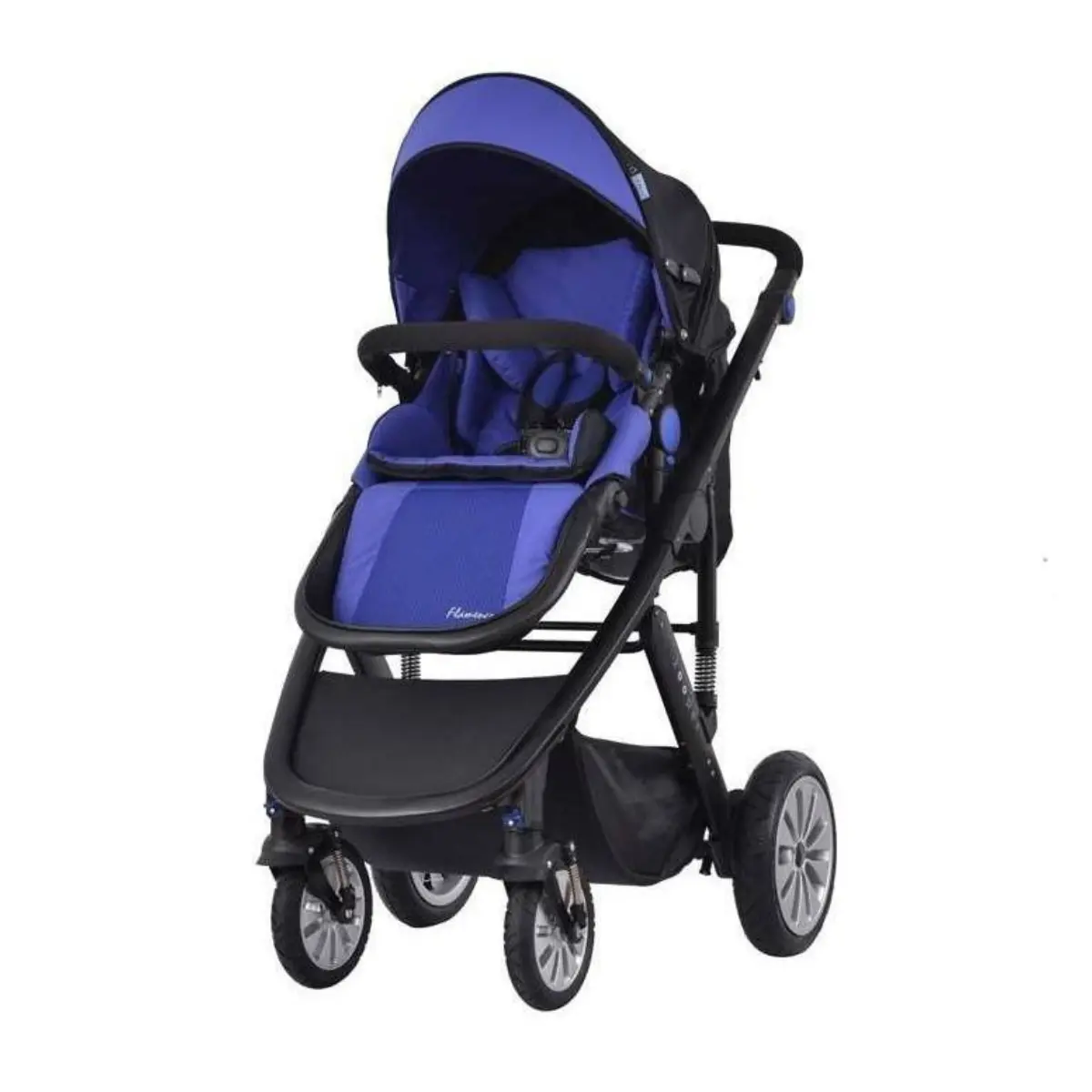 Комбиниранa количкa 3 в 1 Zooper Flamenco Royal Blue Plaid Stellina.bg