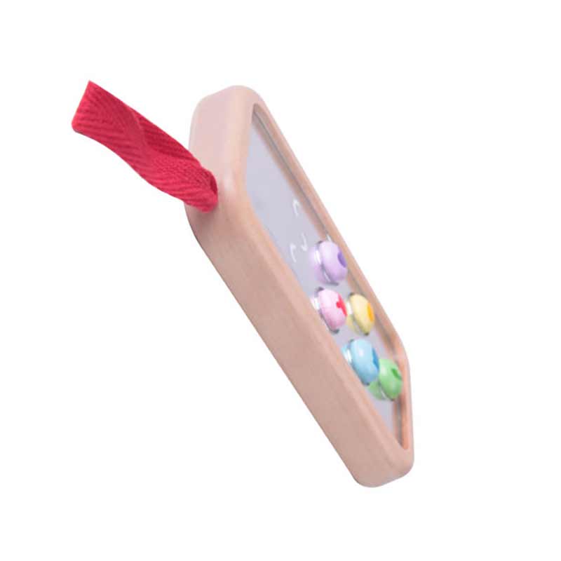 Моят първи мобилен телефон - дървена музикална играчка - Stellina.bg