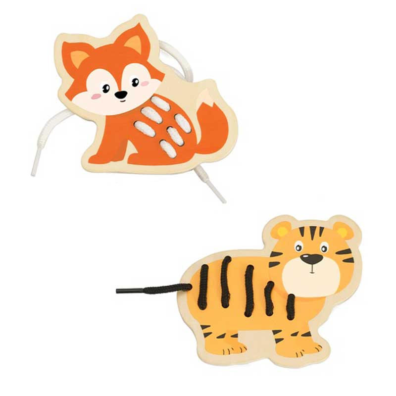 Забавна детска игра - низанка, Африканските животни Stellina.bg